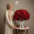 Romance Glass Vase Arrangement