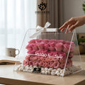 Elegant Acrylic Flower Bag by Daisy & Rosie