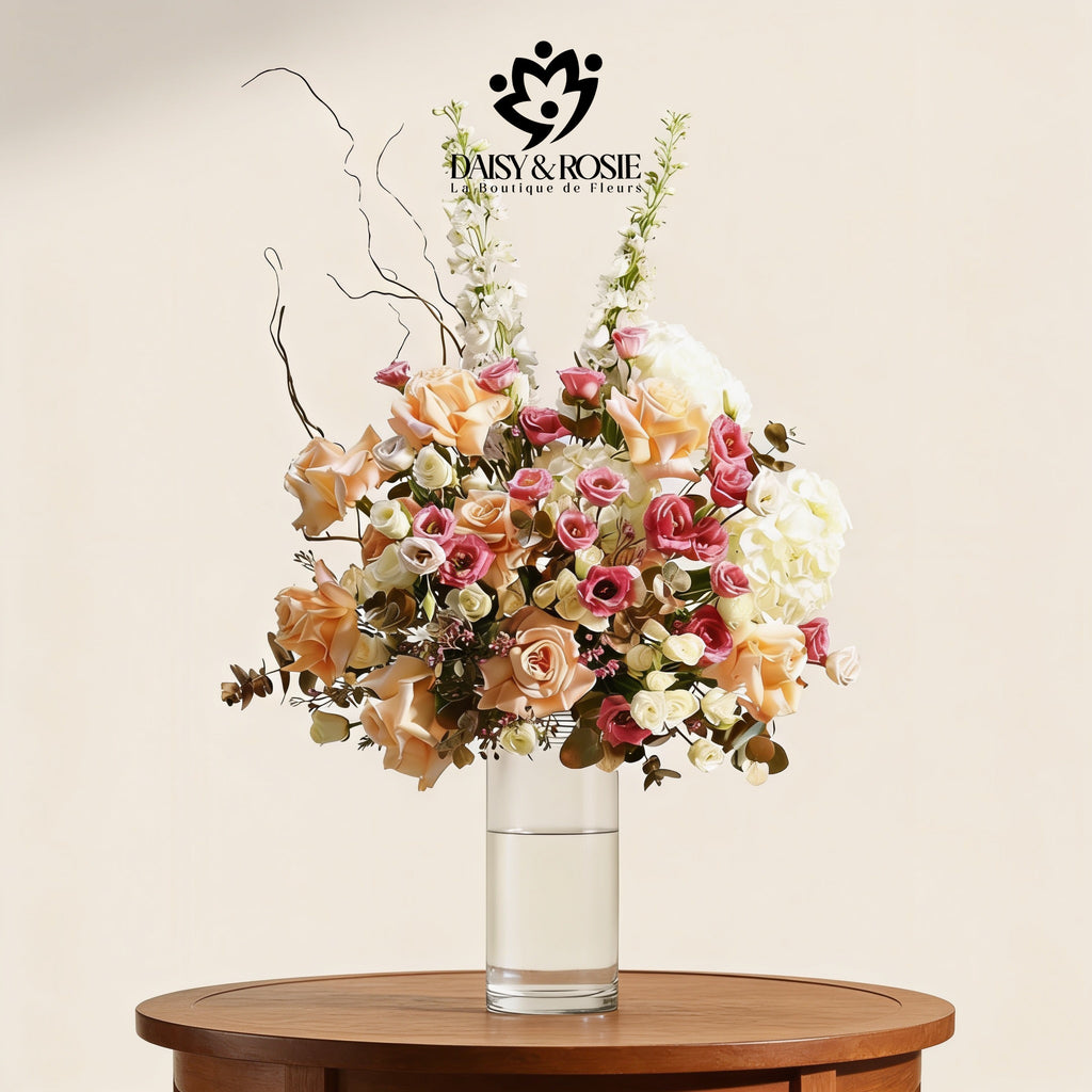 Pastel Symphony Floral Vase