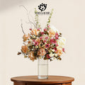 Pastel Symphony Floral Vase