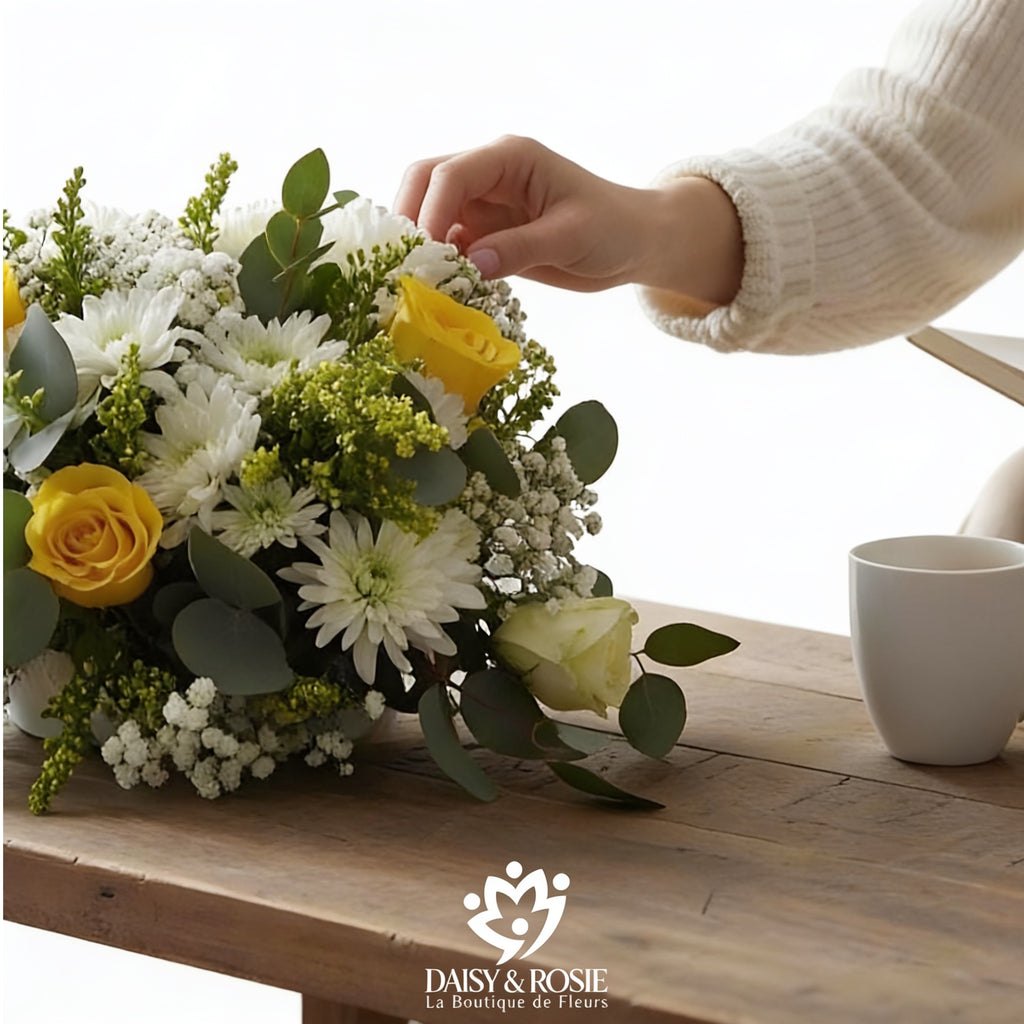 Sunlit Serenity Floral Arrangement