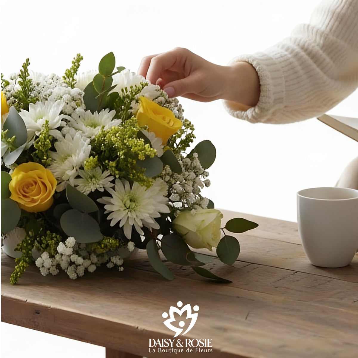 Sunlit Serenity Floral Arrangement
