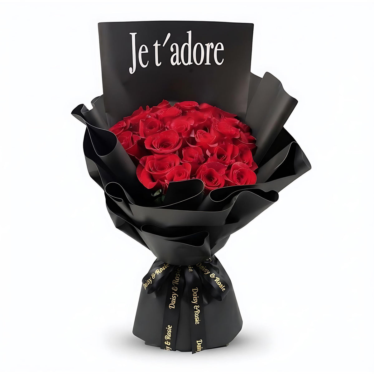 Je t'adore 30 Red Roses Luxury Bouquet
