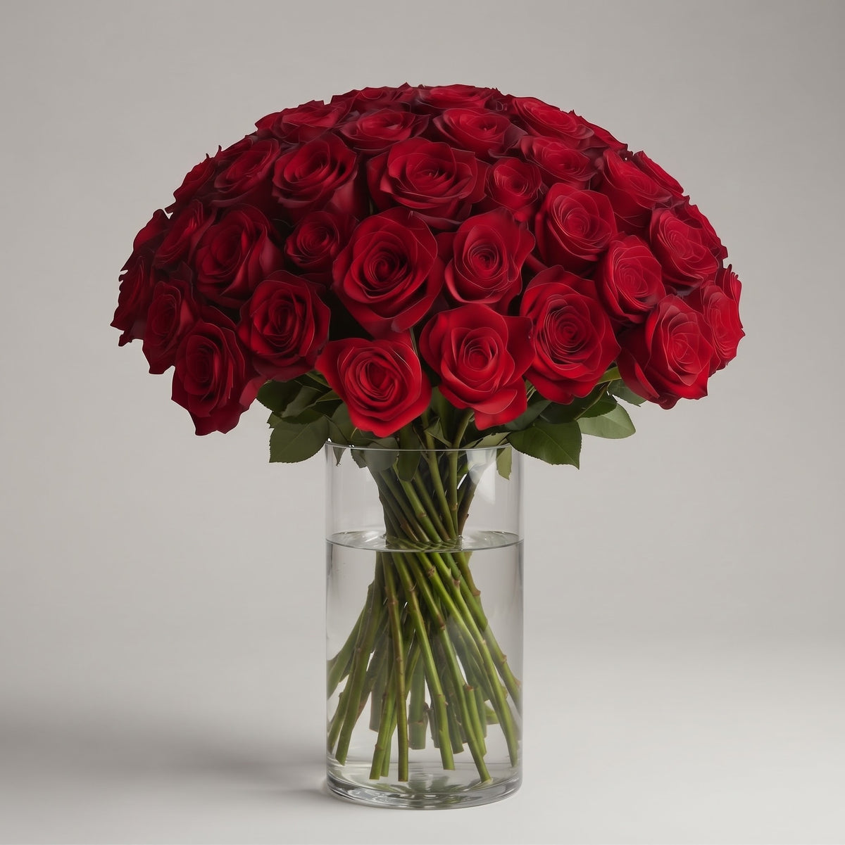 In-House Fresh Rose Bundle – 50 Stems