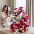 Custom Floral Arrangement with Money Holder and Name Tag