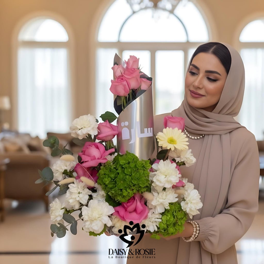 New born Floral Arrangement by DAISY & ROSIE