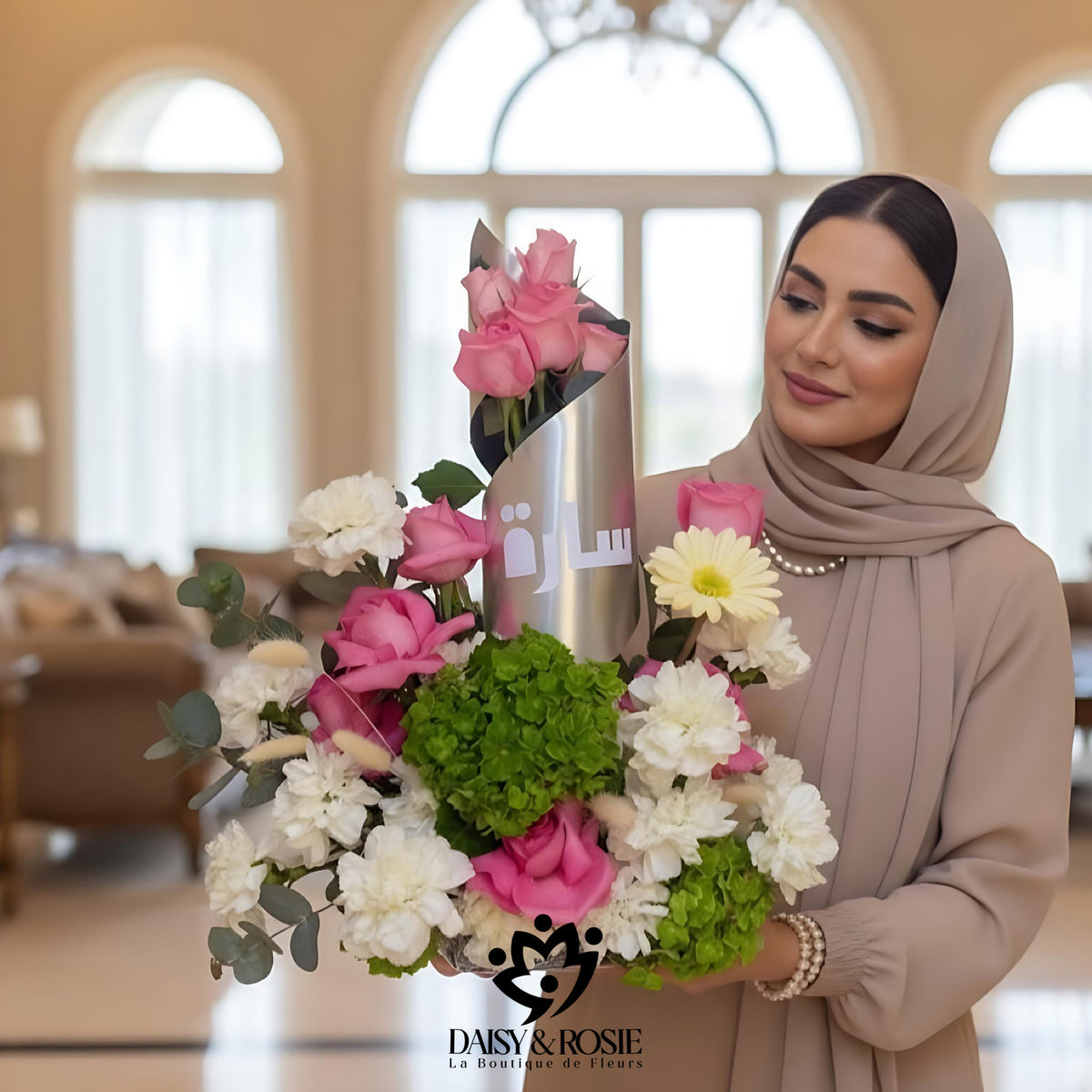 New born Floral Arrangement by DAISY & ROSIE