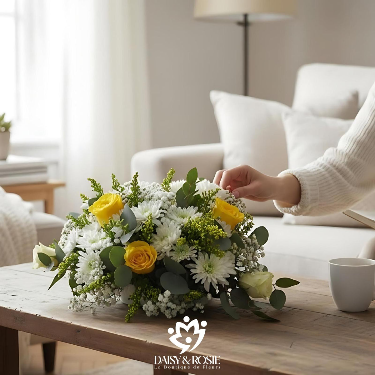 Sunlit Serenity Floral Arrangement