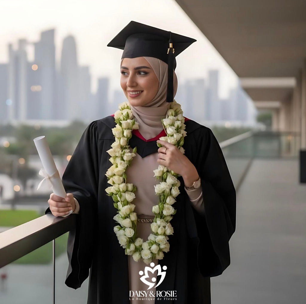 Graduation Floral Necklace