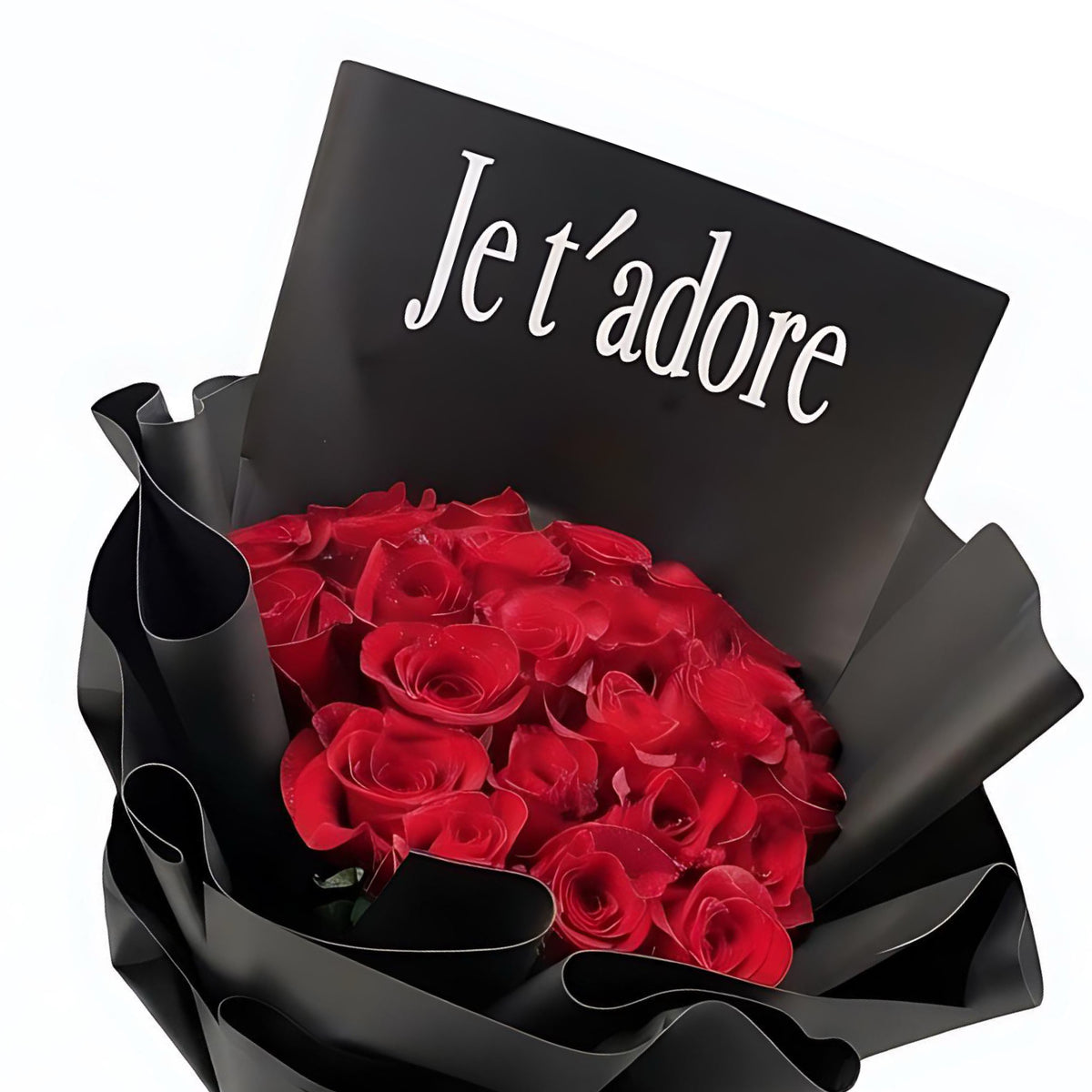 Je t'adore 30 Red Roses Luxury Bouquet