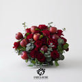 Apple & Roses centerpiece