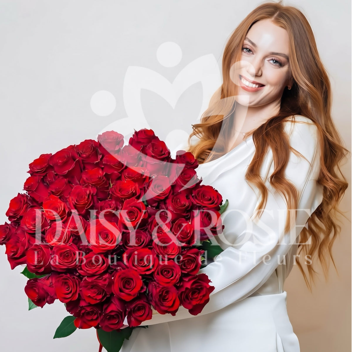 In-House Fresh Rose Bundle – 50 Stems